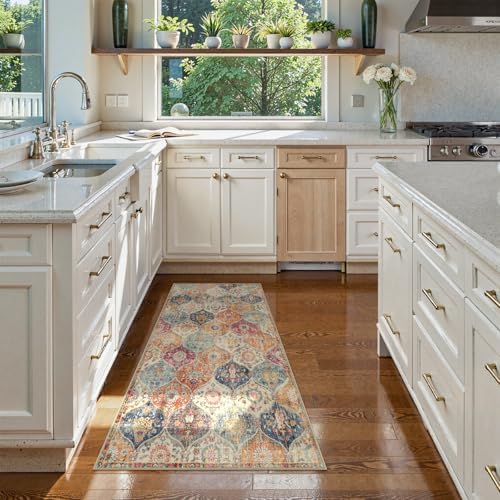 Lahome Moroccan Kitchen Rugs Non Slip Washable, 2x4 Rugs for Entryway - Image 5