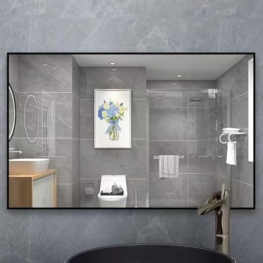 Black Mirror Border Peel and Stick Molding Trim Flexible Self Adhesive Wall Trim Decorative Mirror Trim for Border, Wall, Mirror, Door, Backsplash, Wardrobe, Gap Sealing (1/4 IN X 16.4 FT, Black) - Image 8