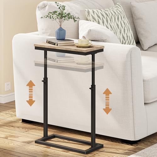 TUTOTAK End Table, Side Table, Tall Couch Table, Sofa Table by ChoosetutotakFurnitureBuildYourCozyHome