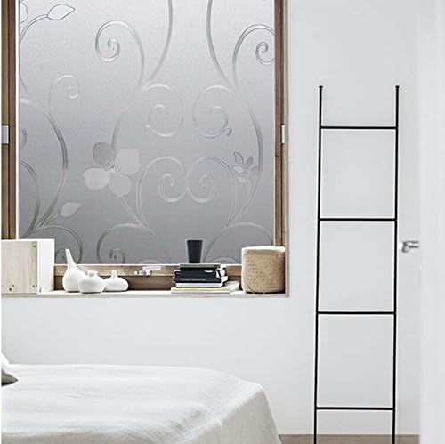 Niviy Frosted Window Glass Film - No Glue Door Window Covering for Office and Home Decoration, 11.8 x 78.7 inches - Image 3