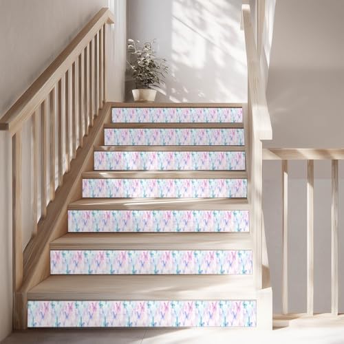 IVN Wallpaper Border Peel and Stick Wall Pastel Butterflies 4x196 Inch - Image 6