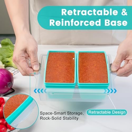 Gemice 2-Cup Silicone Freezer Molds with Lids, Individual 4-Pack - Image 3