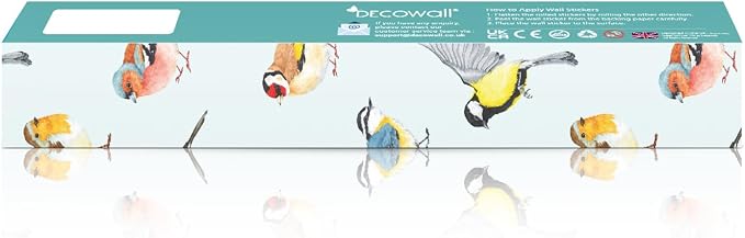 DECOWALL Large Cherry Blossom Tree Wall Stickers Decals Wall Art (SG4-2317) | Peel and stick, removable, large white flowers, birds, falling petals; elegant decor for bedroom, living room, nursery walls. - Image 8
