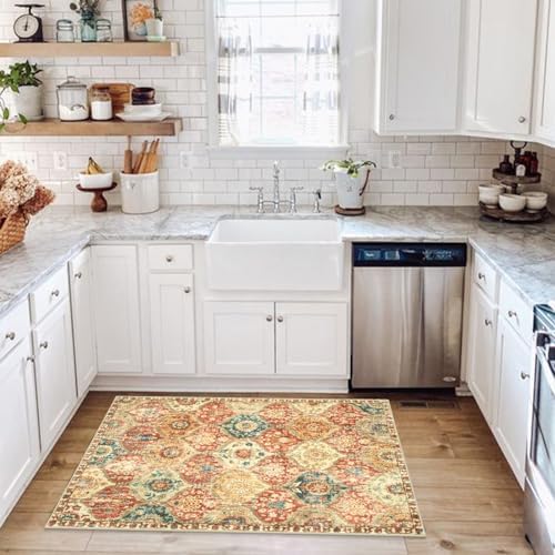 Lahome Kitchen Rugs Non Slip Washable Rugs for Entryway, 2x4 Rug Non-Slip - Image 6