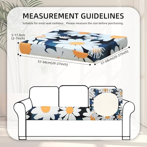 8 Pcs Outdoor Cushion Covers, Patio Sofa Cushion Covers Replacement - Image 2