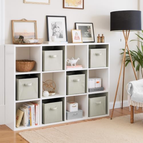 Cupic Cupid 6-Pack 11x11 Storage Cubes, Storage Organizer Bins, Light Gray - Image 5