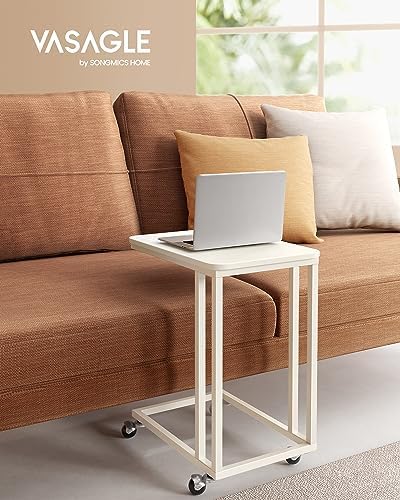 VASAGLE C Shape End Table for Couch or Sofa, Industrial Small Side Table - Image 4