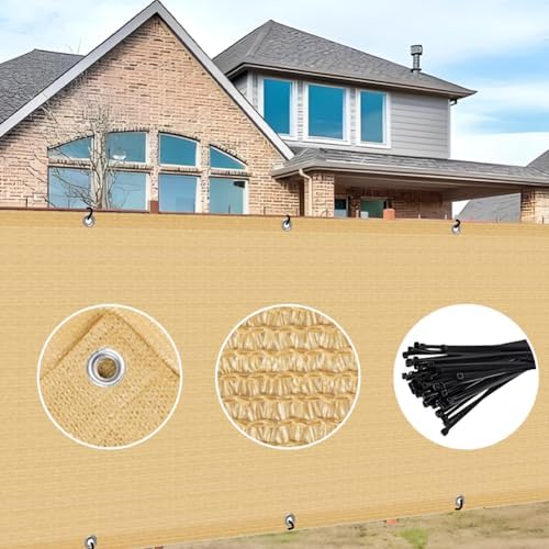 3'x12' Balcony Privacy Screen Apartment Patio Privacy Fence Screen - Image 6