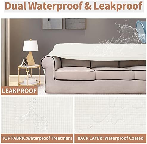 Easy-Going 100% Waterproof Oversized Chair Couch Cover, Stretch Sofa Cover - Image 3