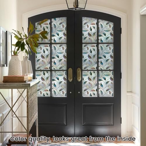 DKTIE Window Privacy Film Frosted Glass UV Sun Blocking 23.6'' x 78.7'' - Image 2
