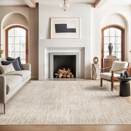 Valenrug 6x9 Area Rugs Non Slip, Large Washable Rugs for Living Room, Brown by Valenrug