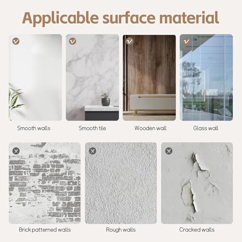 Hexagon Mirror Stickers for Walls 4 Packs 7.8''x7.8'' Stick on Mirrors - Image 7
