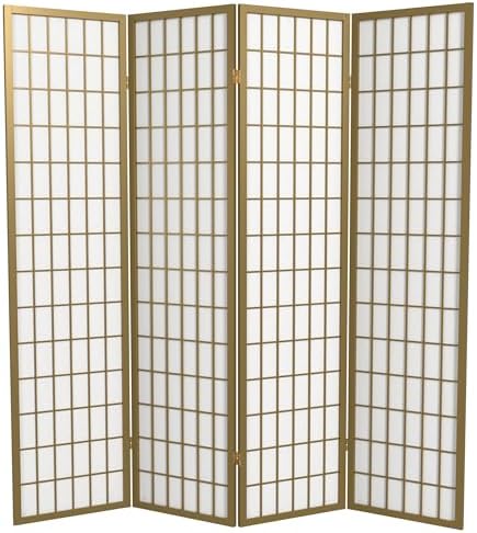 Red Lantern 6 ft. Tall Window Pane - Special Edition - Gold - 4 Panels by RedLantern