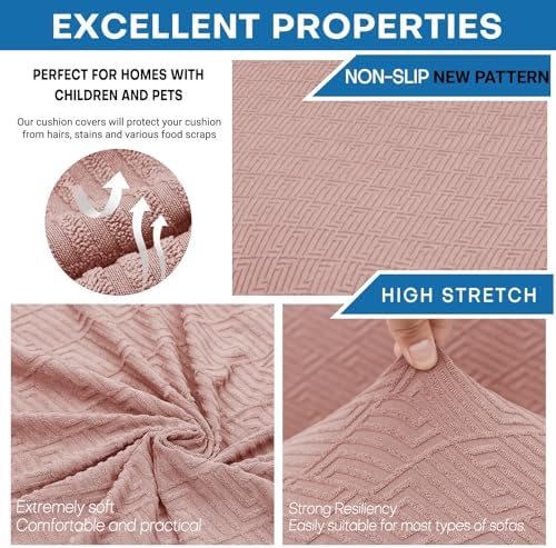 XINEAGE 4-Piece Stretch Sofa Cover, Washable Couch Covers for Dog - Image 5