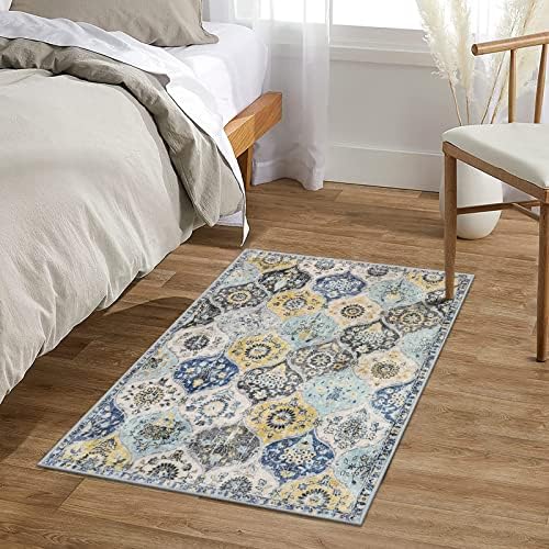 Lahome Moroccan Kitchen Rugs Non Slip Washable, 2x3 Rugs for Entryway - Image 5