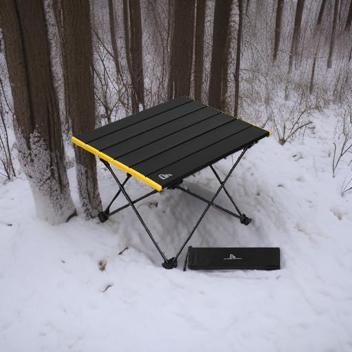 iClimb Ultralight Compact Camping Folding Table (Black - S) - Image 6