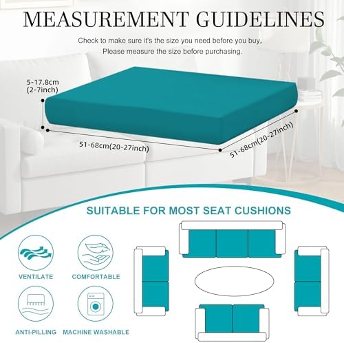 14 Pcs Outdoor Cushion Covers, Patio Sofa Cushion Covers Replacement - Image 2