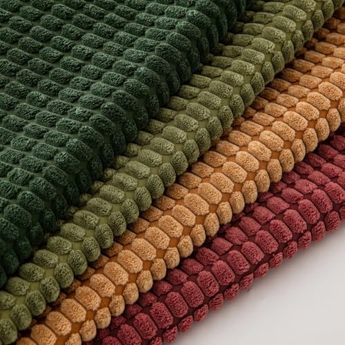MIULEE Modern Decorative Pillow Covers 18x18 Inch Set of 4 Christmas Green - Image 3