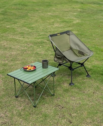 iClimb Ultralight Compact Camping Folding Table (Reinforced Green - L) - Image 2