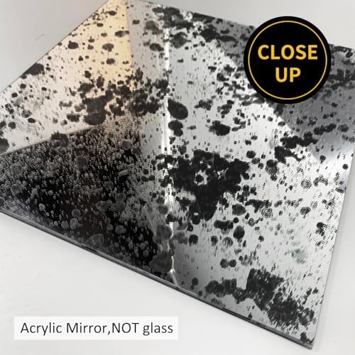 LiveInUrban Acrylic Antique Mirror Wall Panels, Ink Splash and Stain - Image 6