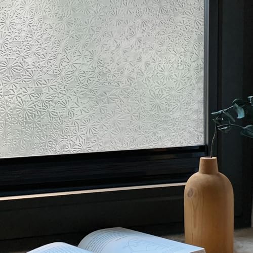 Starburst Window Privacy Film by Artscape - Decorative Textured Glass Design, Static Cling, Blocks Views, Not Light, UV Protection, Non-Adhesive Water-Applied Installation, Made in USA - 24 x 36 Inch by Unknown