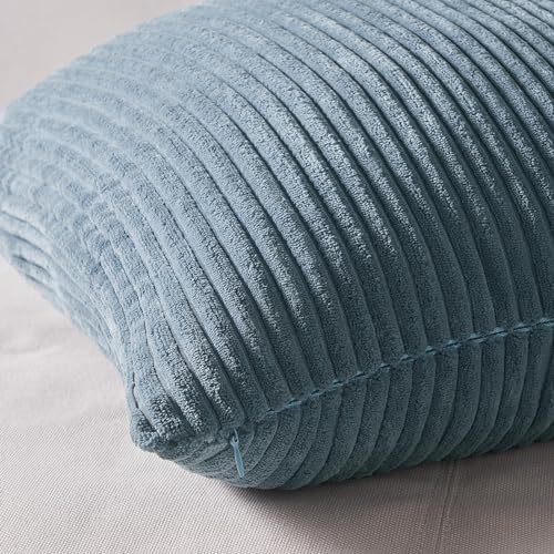 Topfinel Decorative Throw Pillow Covers Cushion Cases, Set of 4 Soft Velvet Modern Double-Sided Designs, Mix and Match for Home Decor, Pillow Inserts Not Included (12x12 inch, Blue) - Image 2