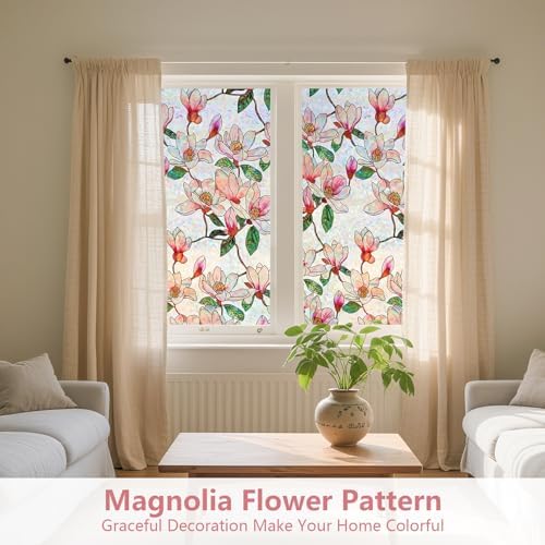 Kromapolis Window Privacy Film, Stained Glass Sticker, 35.4" x 157.4" - Image 2