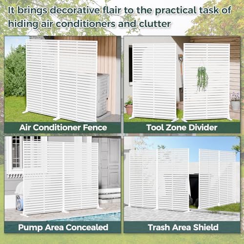 72" Privacy Screen Outdoor Privacy Fence Panel for Patio - Image 6