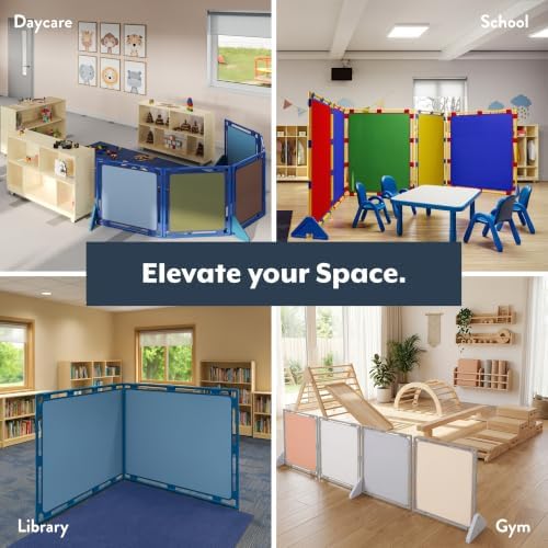 Children's Factory Big Screen PlayPanel, Kids Room Divider, Classroom Privacy Screen, Deep Water, 1 Count, Freestanding - Image 6