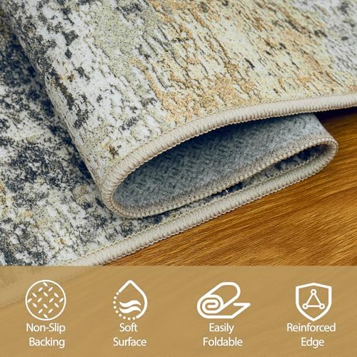 Runner Rugs for Hallways Kitchen 2.6x8 Non Slip Washable Multi Color - Image 4
