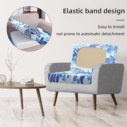 8 Pcs Outdoor Cushion Covers, Patio Sofa Cushion Covers Replacement - Image 6