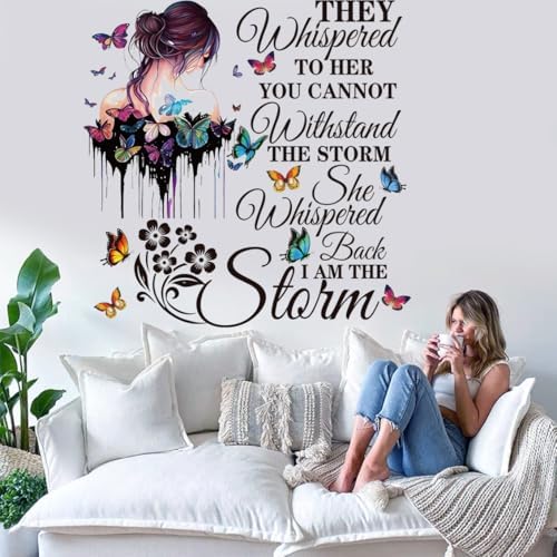 Vinyl Wall Decals Inspirational Quotes Wall Decals Peel and Stick Vinyl Motivational Wall Stickers Positive Lettering Wall Sticker for Living Room Bedroom - Image 5