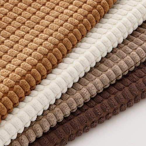 MIULEE Fall Decorative Throw Pillow Covers 20x20 Inch Set of 4 Brown - Image 3