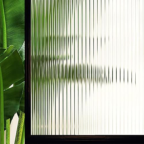 Window Glass Film, Privacy Removable Static Film, 35.4x118.1 Inch by Hoonng