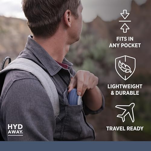 HYDAWAY 25oz Collapsible Water Bottle, Packable Leakproof for Travel - Image 4