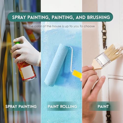 Matte Flexible Self Adhesive Wall Molding Trim,DIY Arch Panelling Paintable Decor Peel and Stick Chair Rail Moulding with Free Cutting Stickers & Reinforcing Agent (Width 2.3IN) - Image 6