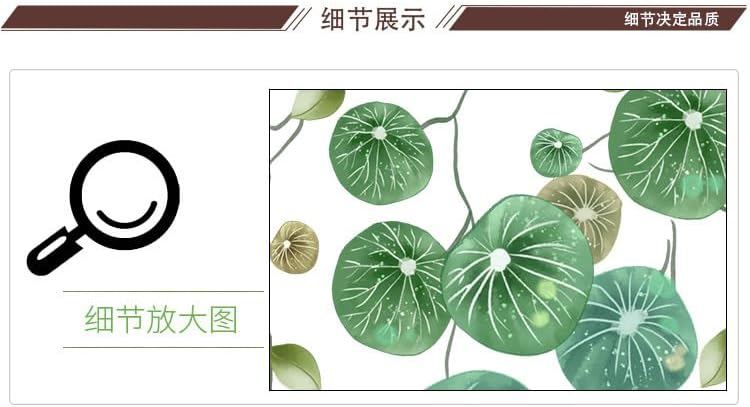 Hanging Green Vine Wall Decals,Succulent Plants Wisteria Floral Flowers Butterflies Birds Wall Stickers, Self-Adhesive Vinyl Removable Living Room Sofa TV Wall Decor - Image 7