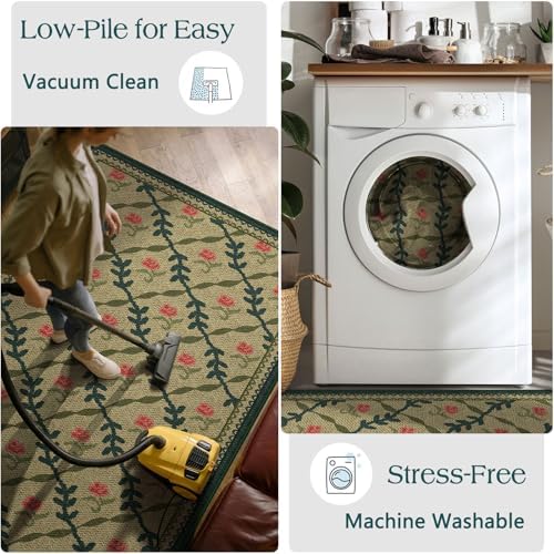 3x5 Entryway Rug, Small Washable Indoor Outdoor Mats for Front Door - Image 7