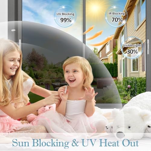 FuFin Window Film Transparent, 30% VLT, for Shopfront Glass, 27.6"×196.9" - Image 6