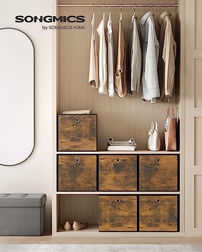 SONGMICS Storage Cubes, Set of 6, 13-Inch Foldable Closet Organizers - Image 2