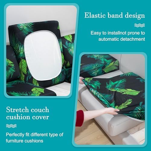14 Pcs Outdoor Cushion Covers, Patio Sofa Cushion Covers Replacement - Image 6