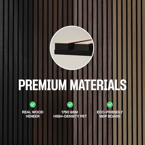 Samples-Pack Acoustic Slat Wall Panels - Soundproof Wood Paneling for Interior Decor - Image 4