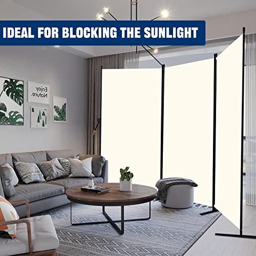 Room Divider 3 Panel-102''Wide,6FT Room Dividers and Folding Privacy Screen - Image 7