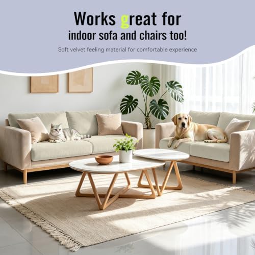 8Pcs Outdoor Cushion Covers, Stretch Patio Furniture Couch Chair Slipcovers - Image 6