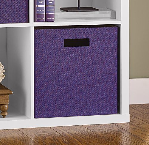 ClosetMaid 7109 Decorative Fabric Storage Bin, Purple - Image 3