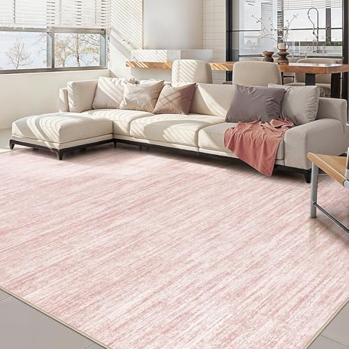 Nakagishi Boho 10x14 Area Rug Living Room Rugs Machine Washable Pink by NakagishiAreaRug