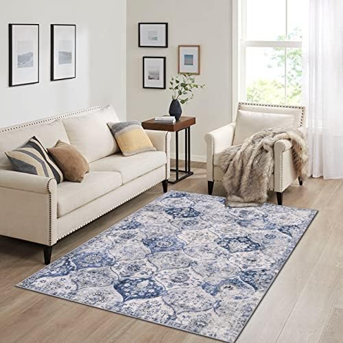 Lahome Moroccan Washable Small Area Rug, 3x5 Rugs for Bedroom Living Room - Image 2