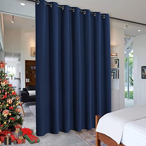RYB HOME Room Divider Curtains 100 inch Width Blackout Curtains for Bedroom by RYBHOME