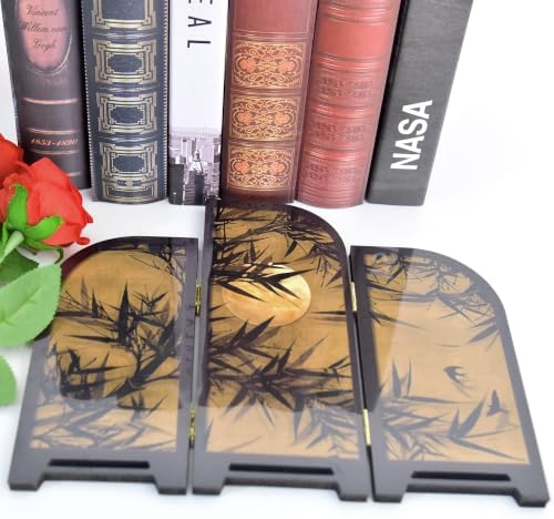 3-Piece Zen Bamboo & Moon Desktop Decorative - Image 4