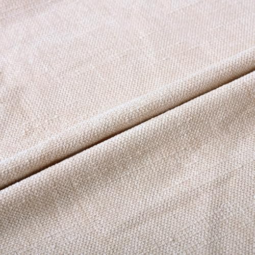 Set of 4 Soft Textured Decorative Throw Pillow Covers 26x26 Inch Cozy Farmhouse Cushion Cover Square Accent Pillow Cases for Bed Couch Sofa Living Room, Light Beige - Image 6